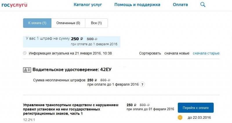 Как оплатить штраф ГИБДД со скидкой 50%