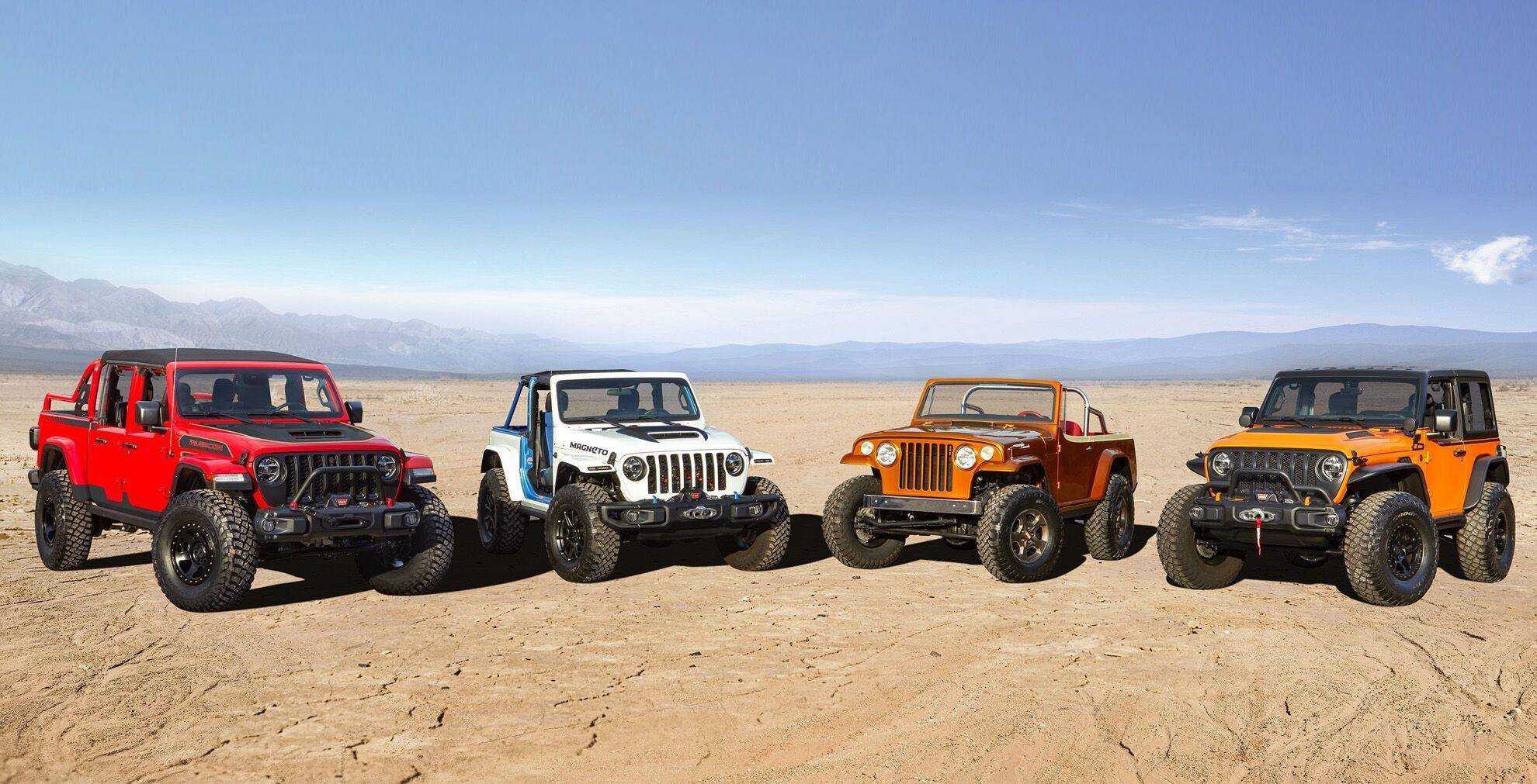 Jeep подготовил шесть внедорожников для пасхального сафари
