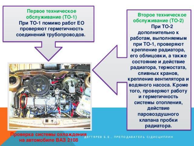 Система охлаждения двигателя:ремонт,диагностика.