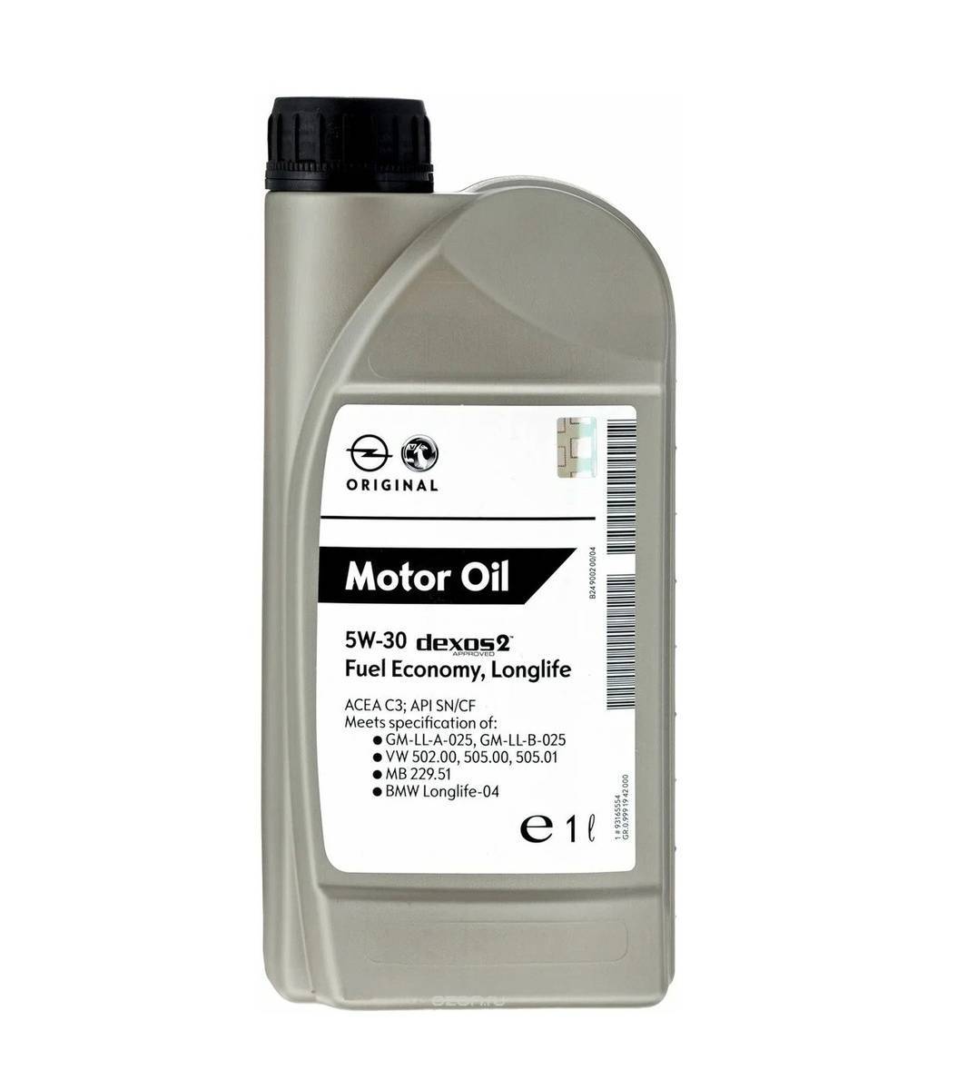 Особенности моторного масла gm 5w30 dexos2