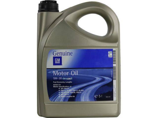 Особенности применения и технические характеристики моторного масла gm 5w30 dexos2