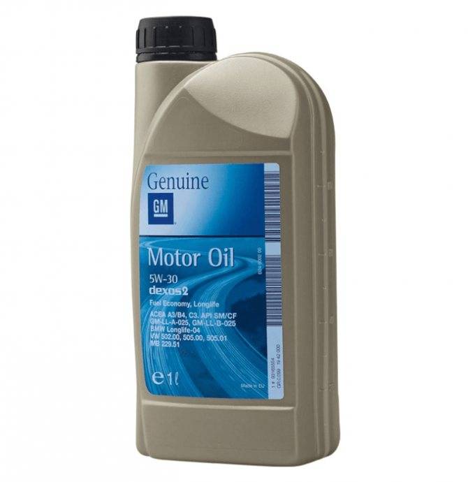 Масло моторное GM 5w30: преимущества и недостатки